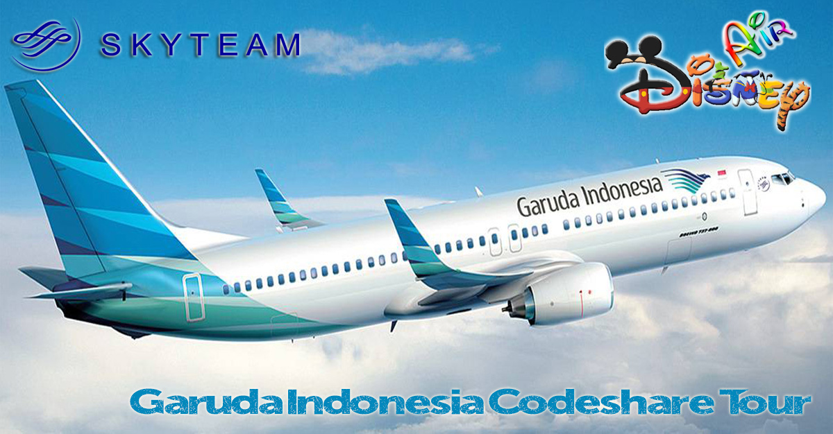 Disney Air's Garuda Indonesia Airlines Codeshare Tour