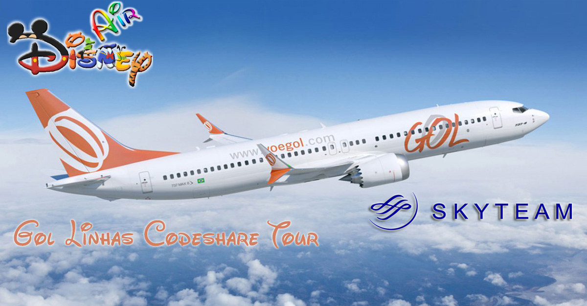 Disney Air's Gol Linhas Airlines Codeshare Tour
