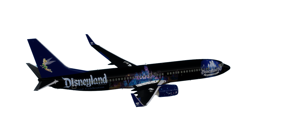 Disney Air 60th Anniversary 737-800NGX